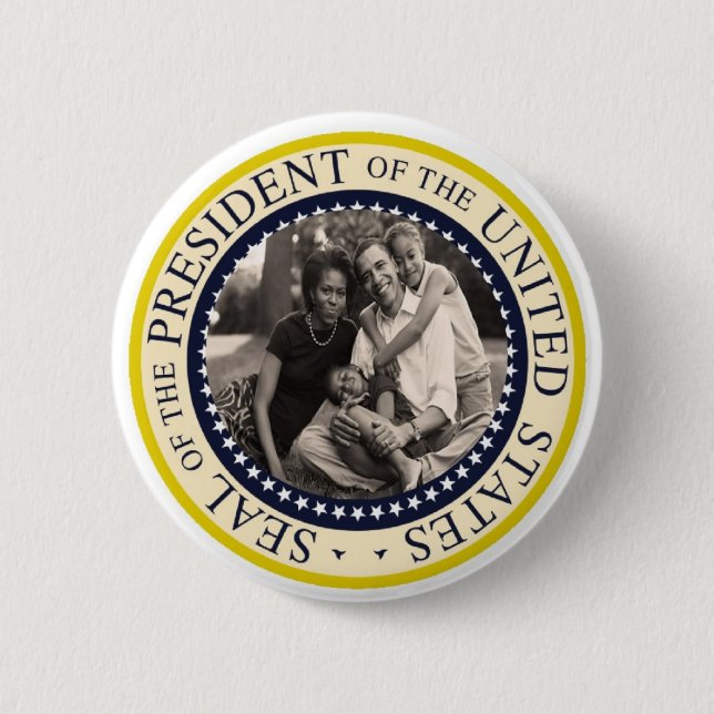 Gedenkschaltfläche von Präsident Obama Button (Vorderseite)