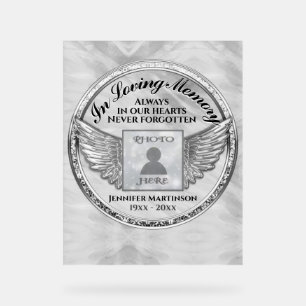 Gedenkstätte Acrylschild