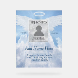 Gedenkstätte Acrylschild