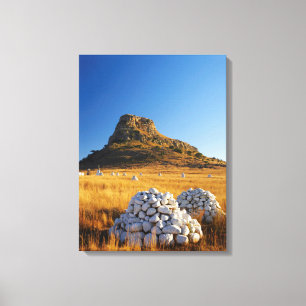 Gedenkstätte der Schlacht von Isandlwana bei Nqutu Leinwanddruck