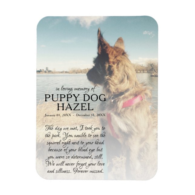 Gedenkstätte des rechten Fotos Magnet (Vertikal)