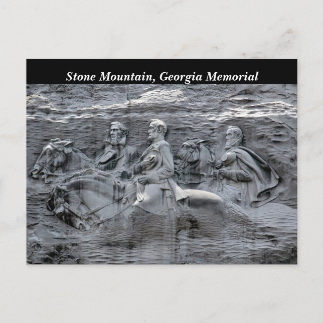 Gedenkstätte des Stone Mountain Georgia Park Postkarte (Vorderseite)