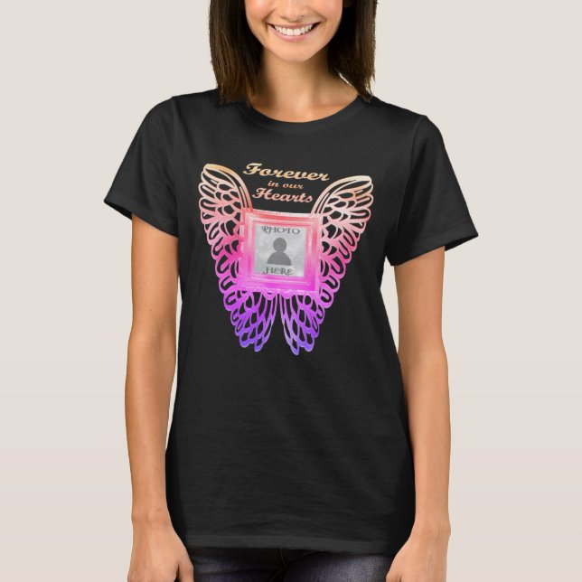 Gedenkstätte| Foto Butterfly hinzufügen T-Shirt (Vorderseite)