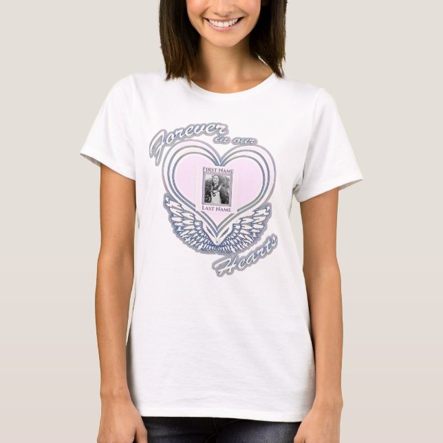 Gedenkstätte | Foto Heart hinzufügen T-Shirt (Vorderseite)