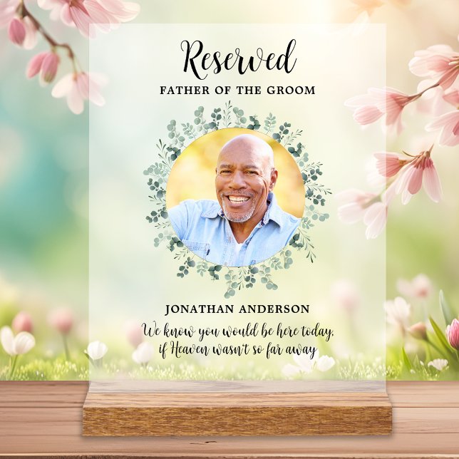 Gedenkstätte für das Foto Hochzeitsgrün Acrylschild (Von Creator hochgeladen)