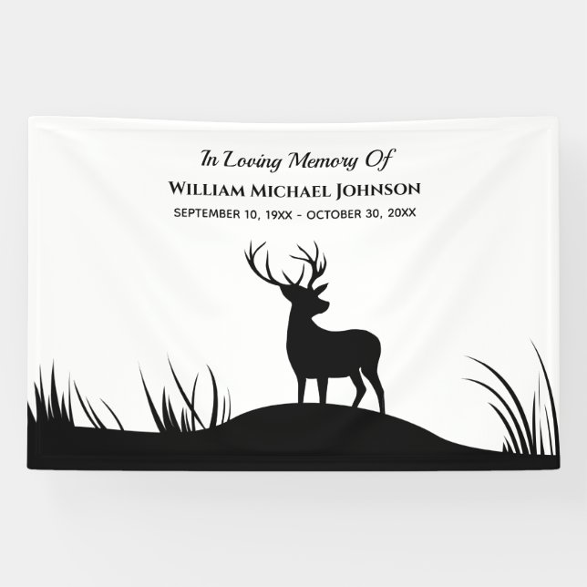 Gedenkstätte für das Hirsche im liebenden Gedächtn Banner (Horizontal)