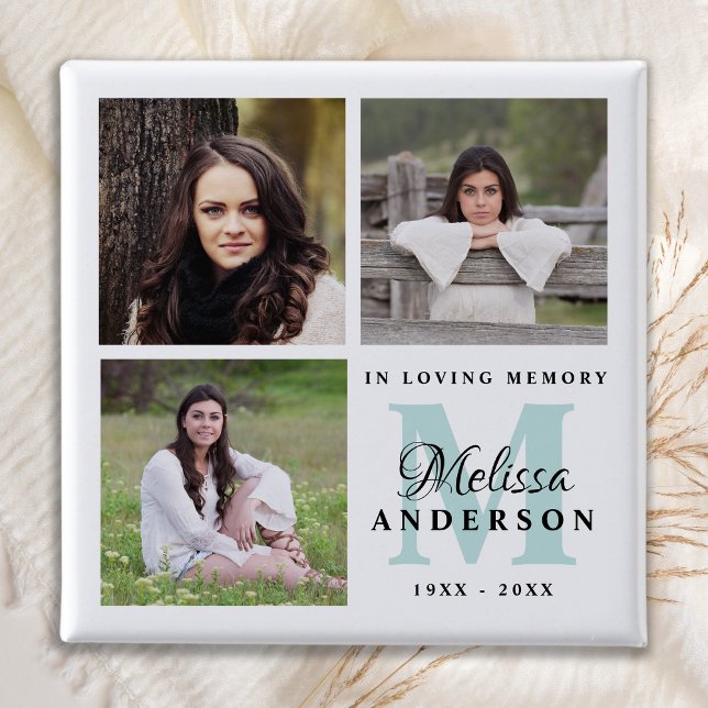 Gedenkstätte für die Beerdigung von Monogramm-Foto Button (Von Creator hochgeladen)