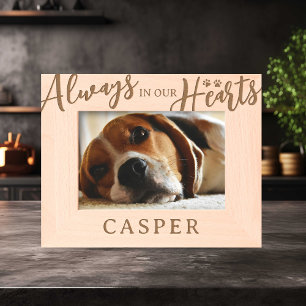 Gedenkstätte für Haustiere immer im Herzen Geätzte Rahmen