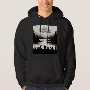 Gedenkstätte für Haustiere: Wo Erinnerungen wackel Hoodie