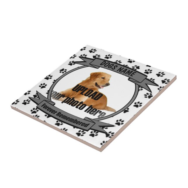 Gedenkstätte für Hunde Fliese (Seite)