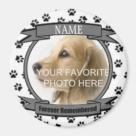 Gedenkstätte für Hunde oder Cat Keepake Magnet