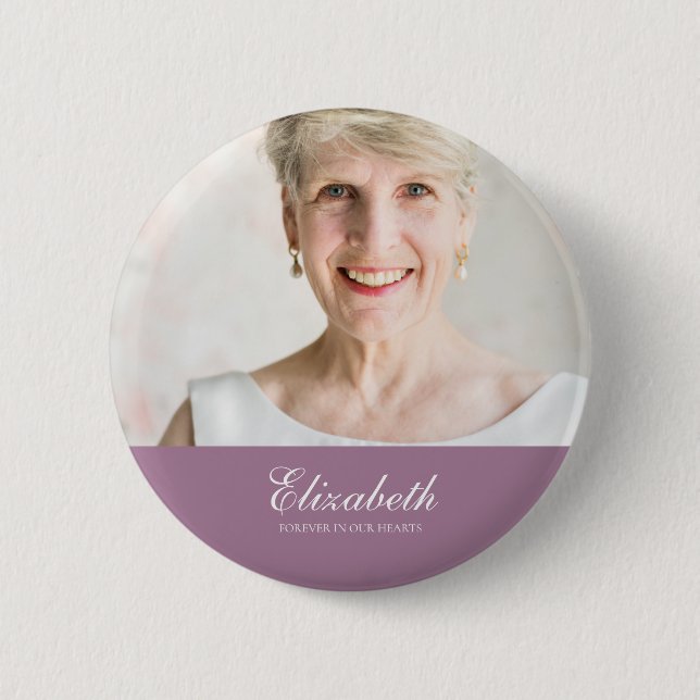 Gedenkstätte für klassische und einfache Fotos Button (Vorderseite)