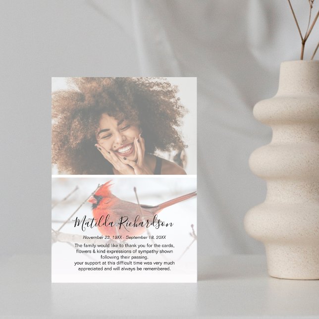 Gedenkstätte für Rote Kardinal Dankeskarte (Von Creator hochgeladen)