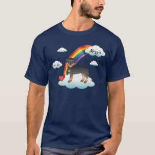 Gedenkstätte für Schwarz und Tan Rottweiler-Hunde T-Shirt