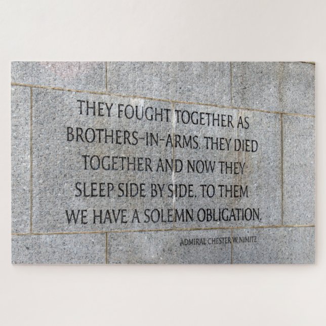 Gedenkstätte für Veteranen des Zweiten Weltkriegs (Horizontal)