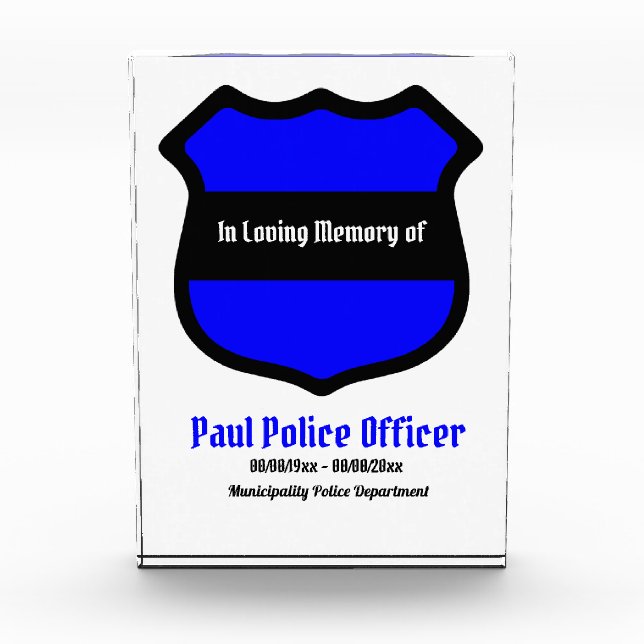 Gedenkstätte St. Michael's Shield Fotoblock (Vorderseite)