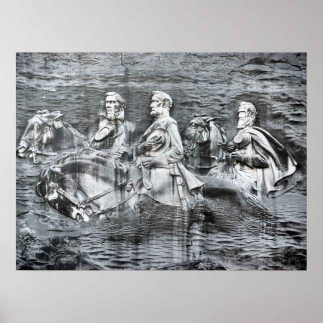 Gedenkstätte Stone Mountain Georgia Poster (Vorne)