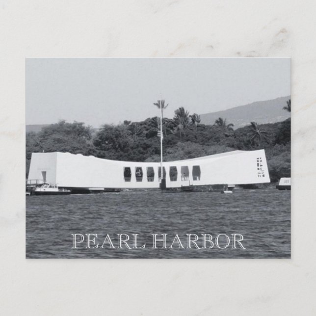 Gedenkstätte uss arizona postkarte (Vorderseite)