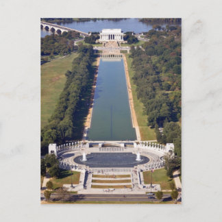 Gedenkstätte von Lincoln und Gedenkstätte des Zwei Postkarte