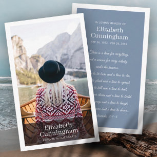 Gedenkstätte zur Beerdigung Moderne und einfache F Visitenkarte