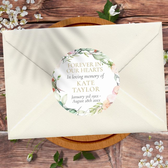 Gedenkstätte zur Beerdigung von Flora und Fauna fü Runder Aufkleber (Von Creator hochgeladen)