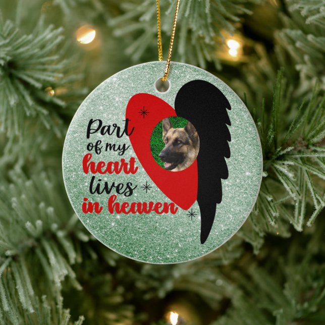Gedenkstätten für Haustiere, Foto für Haustiere Keramik Ornament (Baum)