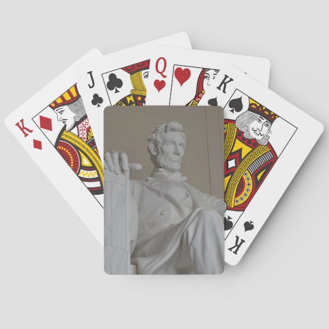 Gedenkstatue Lincoln Spielkarten (Rückseite)