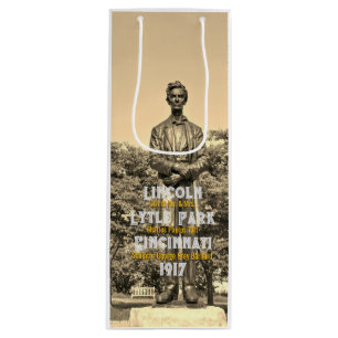 Gedenktafel Zivil War/Lincoln Lytle Park GiftBag Geschenktüte Für Weinflaschen