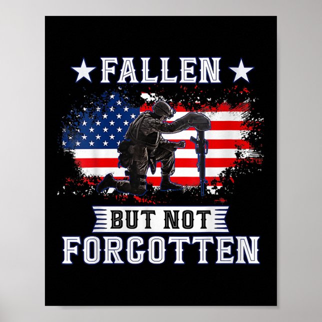 Gedenktag 2021 ist gefallen, nicht vergessen Ameri Poster (Vorne)