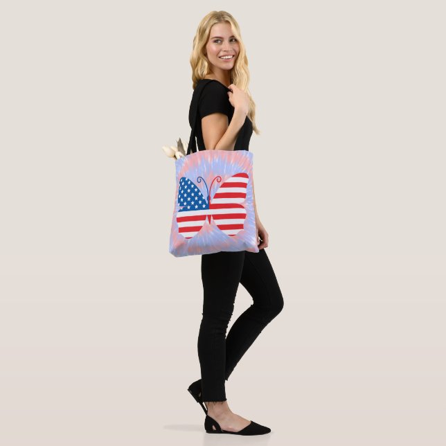 Gedenktag/4. Juli Butterfly Tasche (Am Model)