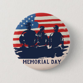 Gedenktag Barbecue Party Button