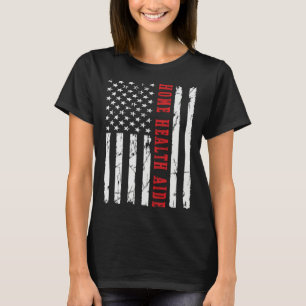 Gedenktag-Heimhelfer-patriotische-USA-Flagge   T-Shirt