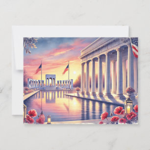 Gedenktag, USA Postkarte
