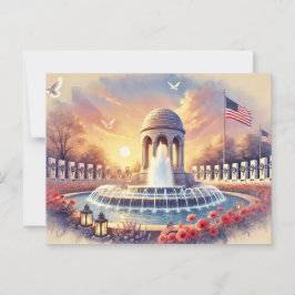 Gedenktag, USA Postkarte