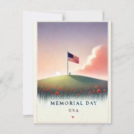 Gedenktag, USA Postkarte