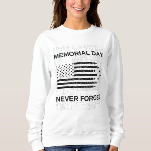 Gedenktag| verwundeter Krieger| Militärveteran Sweatshirt (Vorderseite)