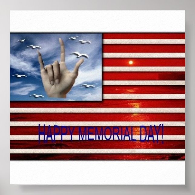 Gedenktages-Poster Poster (Vorne)