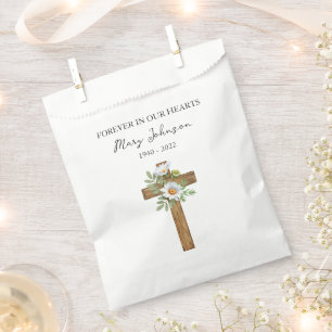 Gedenktasche für die Beerdigung von Daisy Cross Geschenktütchen