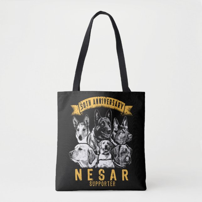 Gedenktasche K9 zum 50. Jubiläum Tasche (Vorderseite)