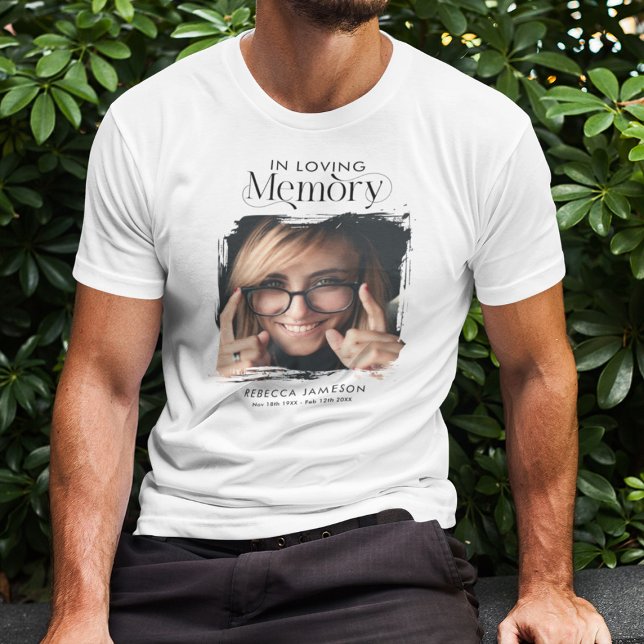 Gedenktribut "In Love Memory"-Foto T-Shirt (Von Creator hochgeladen)