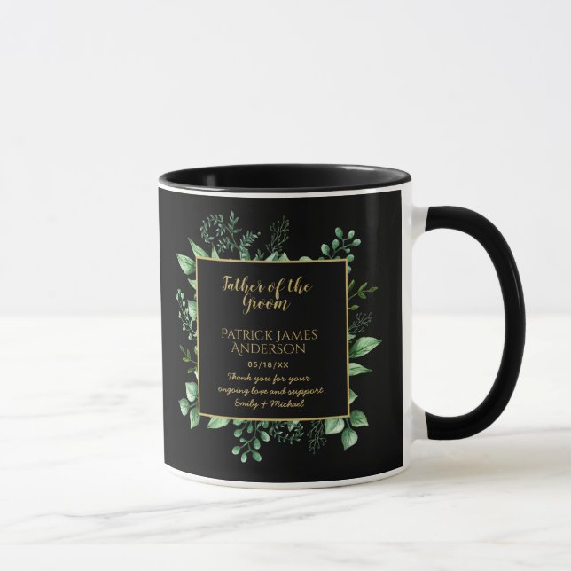 Gedenkvater des Groom-Trauzeugen Tasse (Rechts)