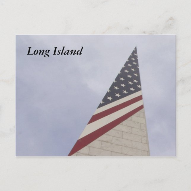 Gedenkveranstaltung für Long Island 2 Postkarte (Vorderseite)