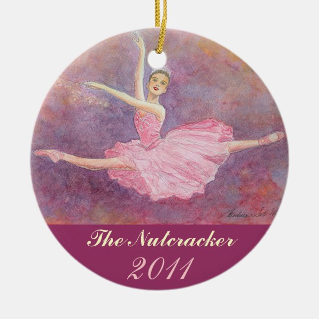 Gedenkverzierung des Nussknacker-2011 Keramikornament (Vorne)