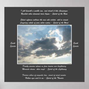 Gedicht *Earth Spirits* Poster