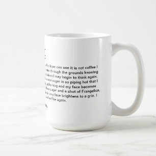 Gedicht für den Morgen-Tasse Kaffee Kaffeetasse
