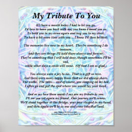 Gedicht: Hommage an eine verstorbene PBP-Poster-Ma Poster