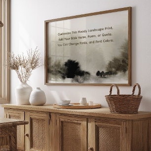 Gedicht nach Maß laden Ihre eigenen Worte Moderne  Poster