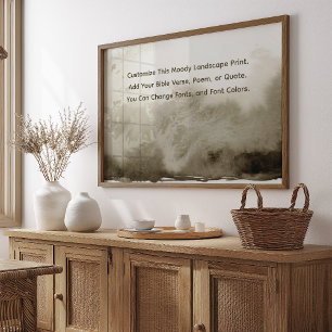 Gedicht nach Maß laden Ihre eigenen Worte Moderne  Poster