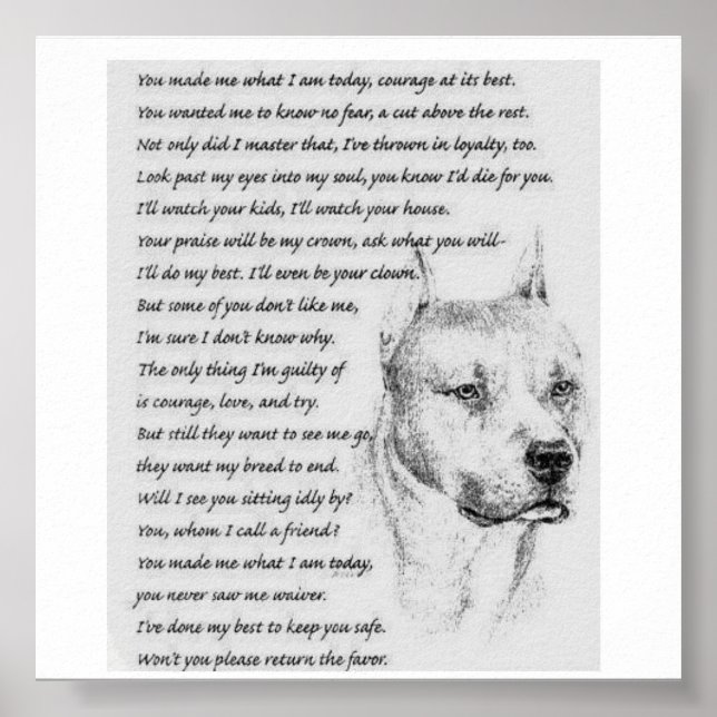 Gedicht Poster (Vorne)