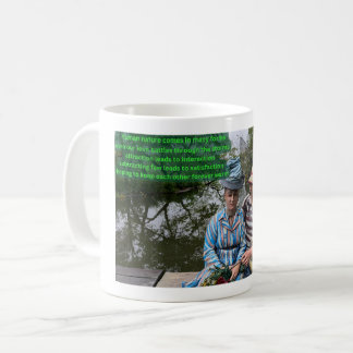 Gedicht über die menschliche Natur Kaffeetasse